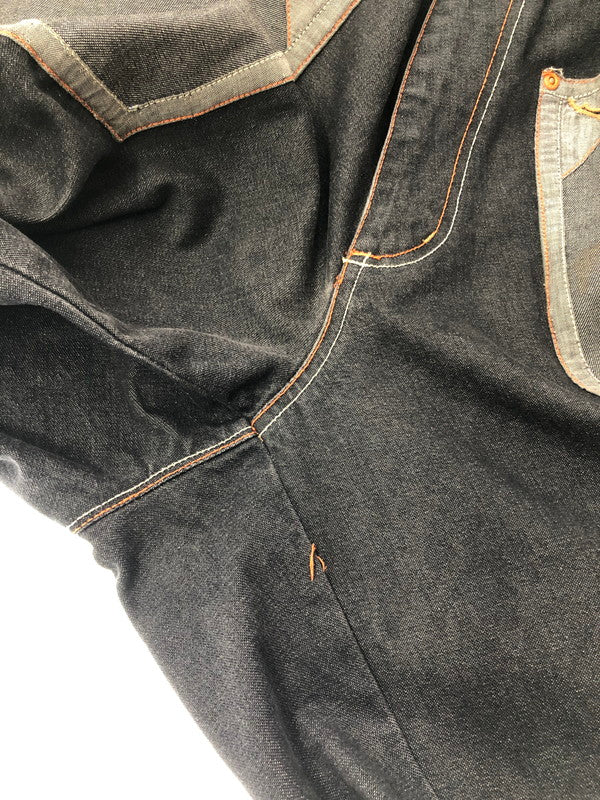 【中古品】【メンズ】 PLATINUM FUBU プラチナム フブ FAT ALBERT DENIM PANTS ファット アルバート デニムパンツ 153-260426-rt-15-tagh サイズ：34 カラー：ブラック 万代Net店