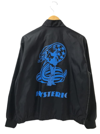 【中古品】【メンズ】 HYSTERIC GLAMOUR ヒステリックグラマー 25SS COBRA PRINT NYLON RACING JACKET 02251AB10 コブラ プリント ナイロン ジャケット 141-260425-rt-03-tagh サイズ：L カラー：ブラック 万代Net店
