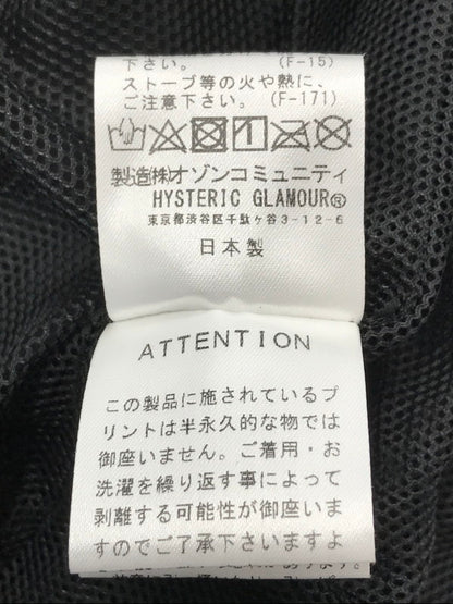 【中古品】【メンズ】 HYSTERIC GLAMOUR ヒステリックグラマー 25SS COBRA PRINT NYLON RACING JACKET 02251AB10 コブラ プリント ナイロン ジャケット 141-260425-rt-03-tagh サイズ：L カラー：ブラック 万代Net店