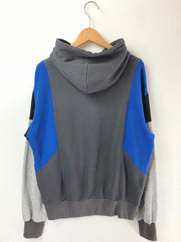 【現状渡し品】【メンズ】 NIKE ナイキ 80'S SWEAT PARKA 80年代 切り替え スウェット パーカー 紺タグ 146-260711-na-14-tagh サイズ：L カラー：マルチカラー 万代Net店
