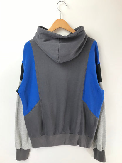【現状渡し品】【メンズ】 NIKE ナイキ 80'S SWEAT PARKA 80年代 切り替え スウェット パーカー 紺タグ 146-260711-na-14-tagh サイズ：L カラー：マルチカラー 万代Net店