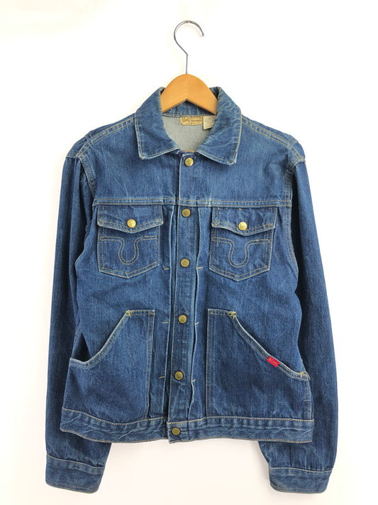 【中古品】【メンズ】 BUCKAROO BY BIG SMITH 60's DENIM JACKET スナップ イエロー&オレンジステッチ デニムジャケット アウター 146-260426-rt-08-tagh サイズ：40 カラー：ブルー 万代Net店