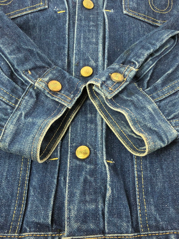 【中古品】【メンズ】 BUCKAROO BY BIG SMITH 60's DENIM JACKET スナップ イエロー&オレンジステッチ デニムジャケット アウター 146-260426-rt-08-tagh サイズ：40 カラー：ブルー 万代Net店
