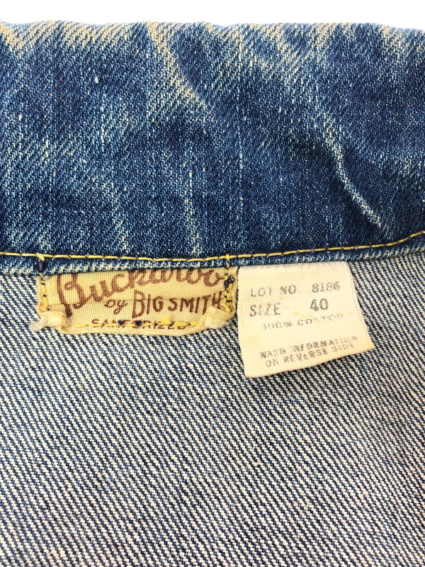 【中古品】【メンズ】 BUCKAROO BY BIG SMITH 60's DENIM JACKET スナップ イエロー&オレンジステッチ デニムジャケット アウター 146-260426-rt-08-tagh サイズ：40 カラー：ブルー 万代Net店