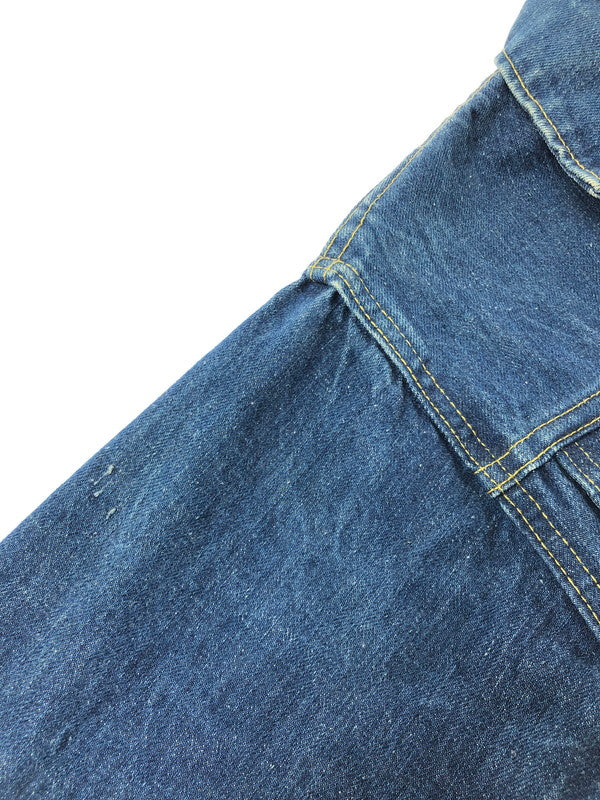 【中古品】【メンズ】 BUCKAROO BY BIG SMITH 60's DENIM JACKET スナップ イエロー&オレンジステッチ デニムジャケット アウター 146-260426-rt-08-tagh サイズ：40 カラー：ブルー 万代Net店