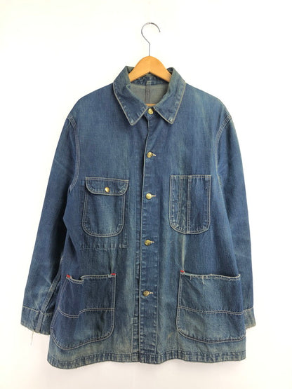 【現状渡し品】【メンズ】 BLUE BELL 50S～60S SANFORIZED DENIM COVERALLS 146-260426-rt-07-tagh サイズ：不明 下記参照 カラー：ブルー 万代Net店