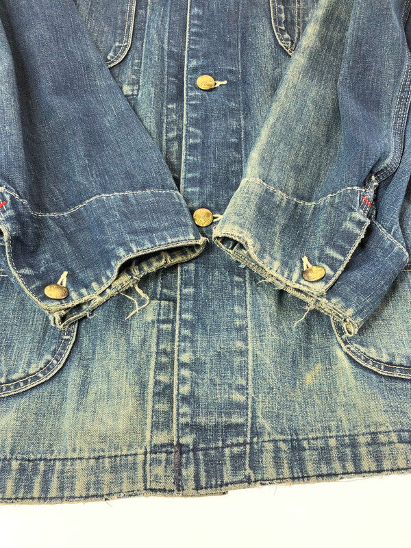 【現状渡し品】【メンズ】 BLUE BELL 50S～60S SANFORIZED DENIM COVERALLS 146-260426-rt-07-tagh サイズ：不明 下記参照 カラー：ブルー 万代Net店