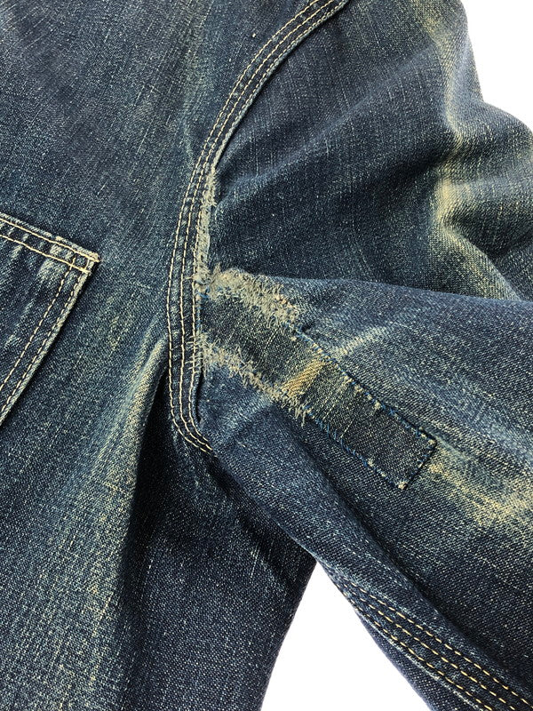 【現状渡し品】【メンズ】 BLUE BELL 50S～60S SANFORIZED DENIM COVERALLS 146-260426-rt-07-tagh サイズ：不明 下記参照 カラー：ブルー 万代Net店