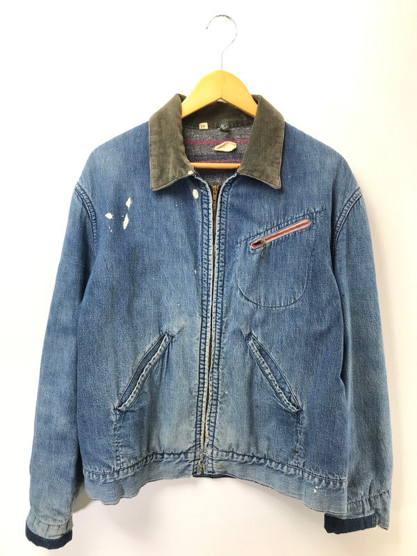 【現状渡し品】【メンズ】 VINTAGE ヴィンテージ 50～60's DENIM JACKET 50年代～60年代 ブランケットライナー付き デニムジャケット アウター ヴィンテージ 146-260425-rt-19-tagh サイズ：44 カラー：インディゴ 万代Net店