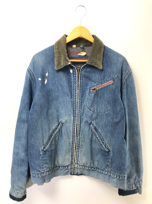 【現状渡し品】【メンズ】 VINTAGE ヴィンテージ 50～60's DENIM JACKET 50年代～60年代 ブランケットライナー付き デニムジャケット アウター ヴィンテージ 146-260425-rt-19-tagh サイズ：44 カラー：インディゴ 万代Net店