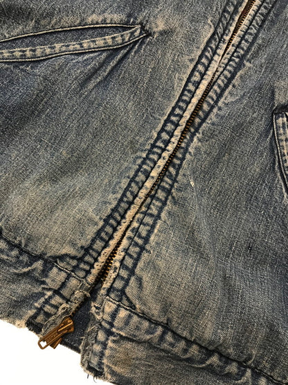 【現状渡し品】【メンズ】 VINTAGE ヴィンテージ 50～60's DENIM JACKET 50年代～60年代 ブランケットライナー付き デニムジャケット アウター ヴィンテージ 146-260425-rt-19-tagh サイズ：44 カラー：インディゴ 万代Net店