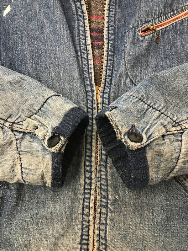 【現状渡し品】【メンズ】 VINTAGE ヴィンテージ 50～60's DENIM JACKET 50年代～60年代 ブランケットライナー付き デニムジャケット アウター ヴィンテージ 146-260425-rt-19-tagh サイズ：44 カラー：インディゴ 万代Net店