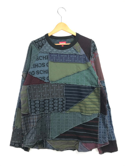 【中古品】【メンズ】 SUPREME シュプリーム 23SS PATCHWORK JACQUARD L/S TOP パッチワーク ジャガード ロングスリーブ トップ 149-260424-rt-22-tagh サイズ：M カラー：マルチカラー 万代Net店
