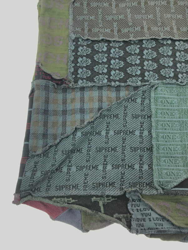 【中古品】【メンズ】 SUPREME シュプリーム 23SS PATCHWORK JACQUARD L/S TOP パッチワーク ジャガード ロングスリーブ トップ 149-260424-rt-22-tagh サイズ：M カラー：マルチカラー 万代Net店
