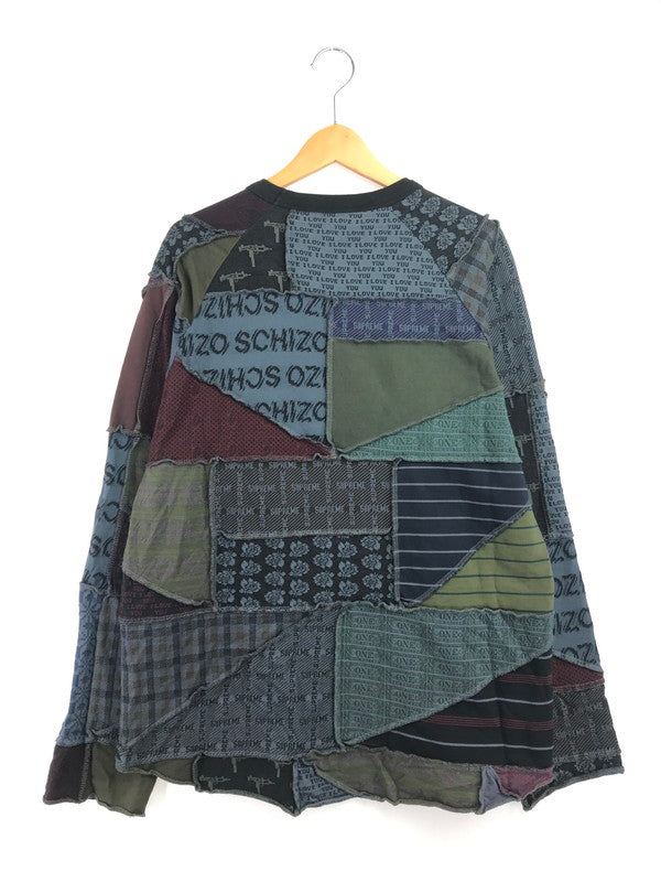 【中古品】【メンズ】 SUPREME シュプリーム 23SS PATCHWORK JACQUARD L/S TOP パッチワーク ジャガード ロングスリーブ トップ 149-260424-rt-22-tagh サイズ：M カラー：マルチカラー 万代Net店