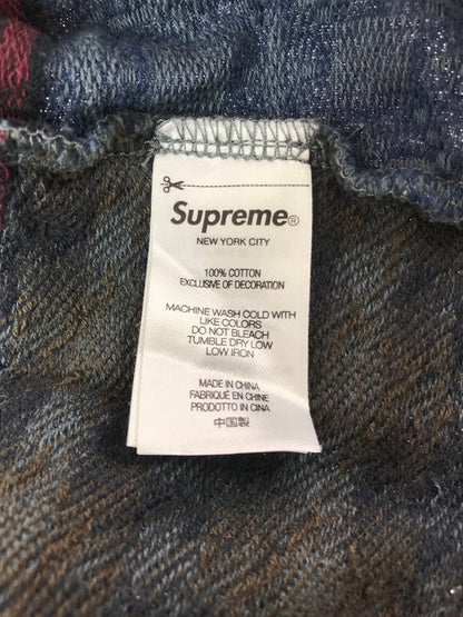 【中古品】【メンズ】 SUPREME シュプリーム 23SS PATCHWORK JACQUARD L/S TOP パッチワーク ジャガード ロングスリーブ トップ 149-260424-rt-22-tagh サイズ：M カラー：マルチカラー 万代Net店
