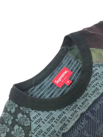【中古品】【メンズ】 SUPREME シュプリーム 23SS PATCHWORK JACQUARD L/S TOP パッチワーク ジャガード ロングスリーブ トップ 149-260424-rt-22-tagh サイズ：M カラー：マルチカラー 万代Net店