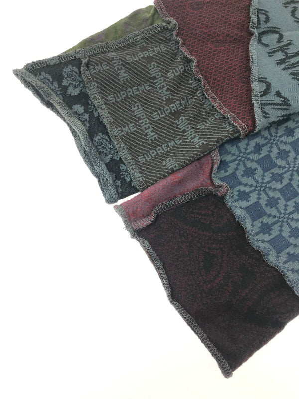 【中古品】【メンズ】 SUPREME シュプリーム 23SS PATCHWORK JACQUARD L/S TOP パッチワーク ジャガード ロングスリーブ トップ 149-260424-rt-22-tagh サイズ：M カラー：マルチカラー 万代Net店