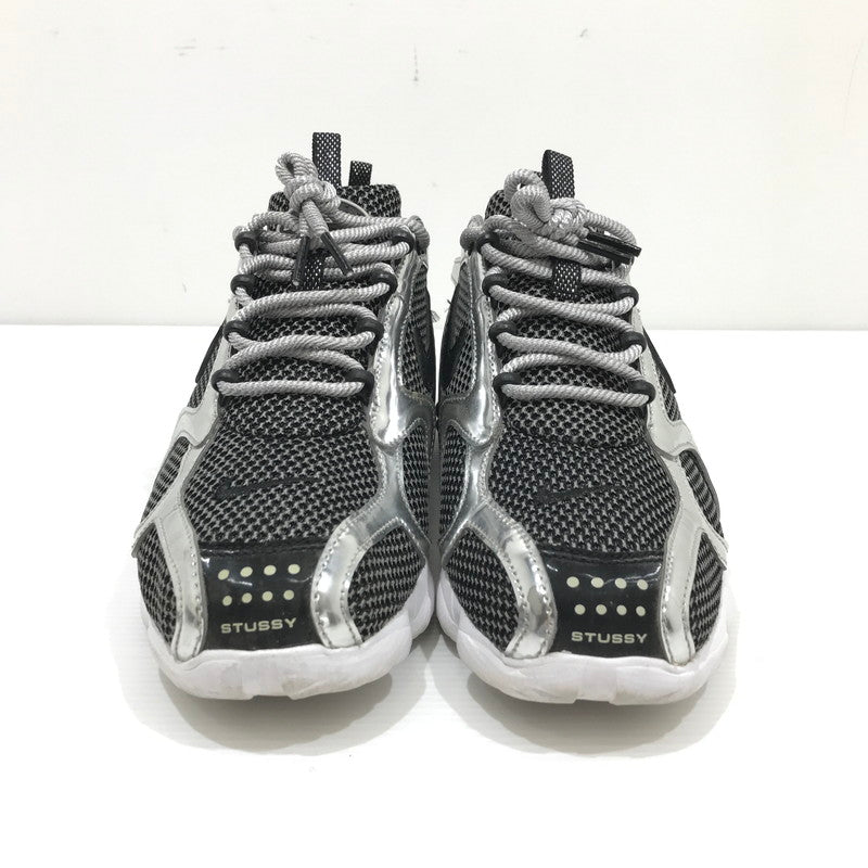 【中古品】【メンズ】 NIKE ナイキ × STUSSY ステューシー AIR ZOOM SPIRIDON CAGED CU1854-001 エアズーム スピリドン ゲージド スニーカー 靴 160-260424-rt-18-tagh サイズ：26.5cm US8.5 カラー：PURE PLATINUM/BLACK-WHITE 万代Net店
