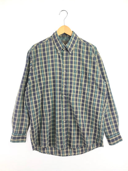 【中古品】【メンズ】 EDDIE BAUER エディー・バウアー 80～90's BD LS SHIRT 80～90年代 ボタンダウン 長袖 シャツ トップス ヴィンテージ 黒タグ 146-260607-rt-07-tagh サイズ：L カラー：マルチカラー 万代Net店