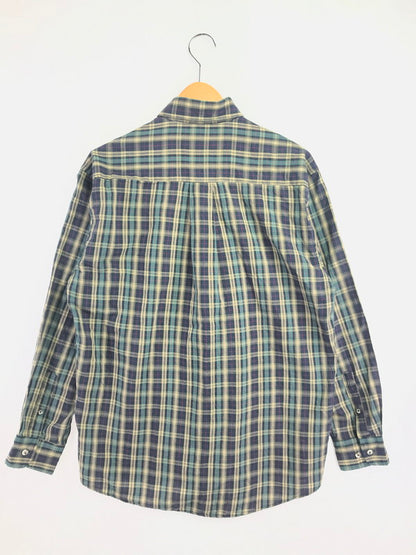 【中古品】【メンズ】 EDDIE BAUER エディー・バウアー 80～90's BD LS SHIRT 80～90年代 ボタンダウン 長袖 シャツ トップス ヴィンテージ 黒タグ 146-260607-rt-07-tagh サイズ：L カラー：マルチカラー 万代Net店