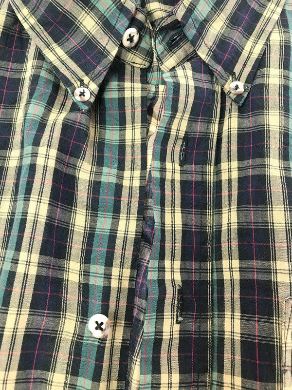 【中古品】【メンズ】 EDDIE BAUER エディー・バウアー 80～90's BD LS SHIRT 80～90年代 ボタンダウン 長袖 シャツ トップス ヴィンテージ 黒タグ 146-260607-rt-07-tagh サイズ：L カラー：マルチカラー 万代Net店