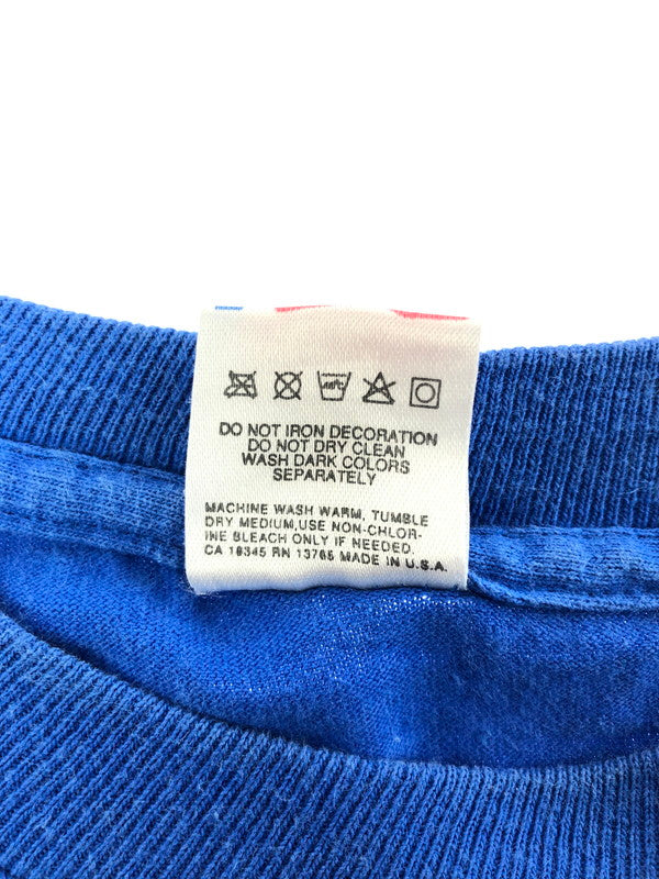 【中古品】【メンズ】 FRUIT OF THE LOOM フルーツオブザルーム 90S USA製 ANOTHER WORLD TEE "BLUE" アナザー ワールド プリントTシャツ "ブルー” 90年代 半袖Tシャツ トップス 146-260514-ki-07-tagh サイズ：XL カラー：ブルー 万代Net店