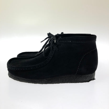 【中古品】【メンズ】 CLARKS クラーク WALLABEE BOOTS 2611332817075 21621 ワラビー ブーツ 靴 165-260507-na-16-tag サイズ：US 8 1/2 カラー：BLACK 万代Net店