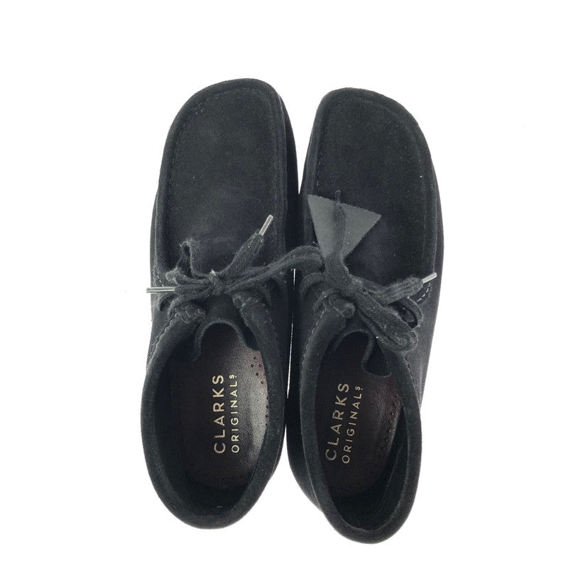 【中古品】【メンズ】 CLARKS クラーク WALLABEE BOOTS 2611332817075 21621 ワラビー ブーツ 靴 165-260507-na-16-tag サイズ：US 8 1/2 カラー：BLACK 万代Net店