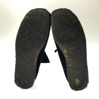 【中古品】【メンズ】 CLARKS クラーク WALLABEE BOOTS 2611332817075 21621 ワラビー ブーツ 靴 165-260507-na-16-tag サイズ：US 8 1/2 カラー：BLACK 万代Net店