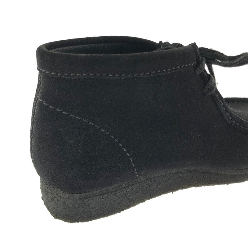 【中古品】【メンズ】 CLARKS クラーク WALLABEE BOOTS 2611332817075 21621 ワラビー ブーツ 靴 165-260507-na-16-tag サイズ：US 8 1/2 カラー：BLACK 万代Net店