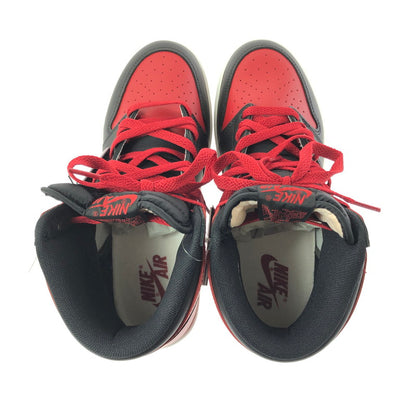 【中古美品】【メンズ】 NIKE ナイキ AIR JORDAN 1 HIGH 85 HV6674-067 エアジョーダン 1 ハイ 85 スニーカー 靴 160-260507-na-10-tag サイズ：27cm US 9 カラー：BLACK/VARSITY RED-WHITE 万代Net店