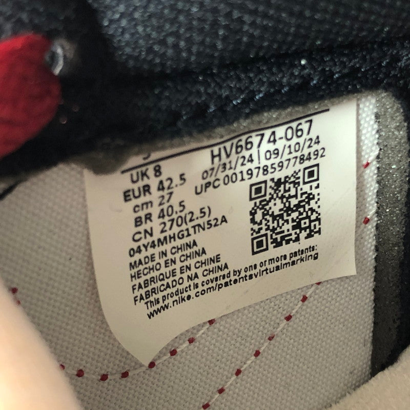 【中古美品】【メンズ】 NIKE ナイキ AIR JORDAN 1 HIGH 85 HV6674-067 エアジョーダン 1 ハイ 85 スニーカー 靴 160-260507-na-10-tag サイズ：27cm US 9 カラー：BLACK/VARSITY RED-WHITE 万代Net店