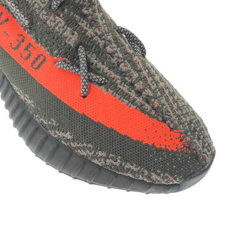 【中古品】【メンズ】 ADIDAS アディダス YEEZY BOOST 350 V2 HQ7045 イージーブースト スニーカー 靴 161-260503-na-19-tagh サイズ：27.5cm US 9 1/2 カラー：CARBON BELUGA/STEEPLE GRAY/SOLAR RED 万代Net店
