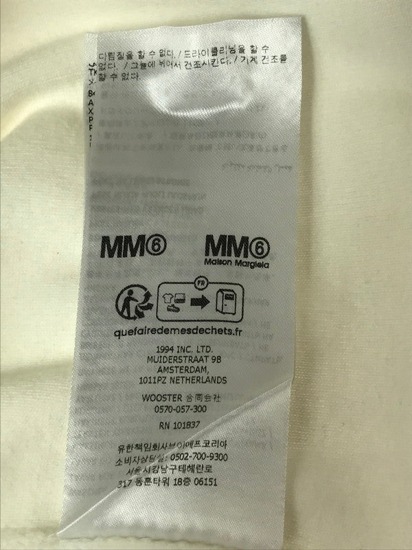 【中古品】【メンズ】 SUPREME シュプリーム ×MM6 メゾンマルジェラ 24SS FOIL BOX LOGO HOODED SWEATSHIRT フォイル ボックス ロゴ フーデッド スウェットシャツ パーカー 149-260427-na-19-tagh サイズ：M カラー：ホワイト 万代Net店