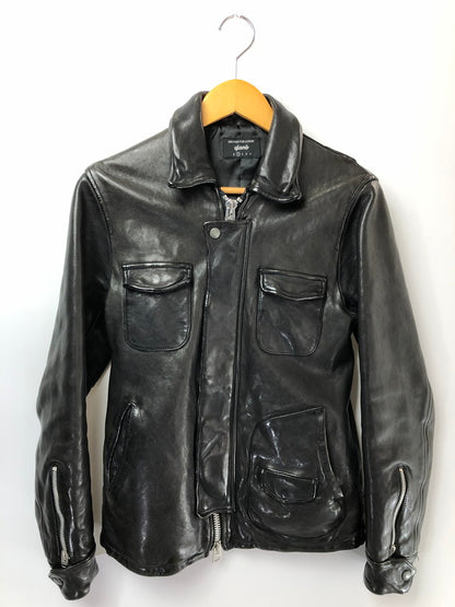 【中古品】【メンズ】 GLAMB グラム ROSSO RIDERS GB0318/JKT05 ロッソライダース ラムレザー ジャケット アウター 142-260428-yy-11-tag サイズ：1 カラー：ブラック 万代Net店