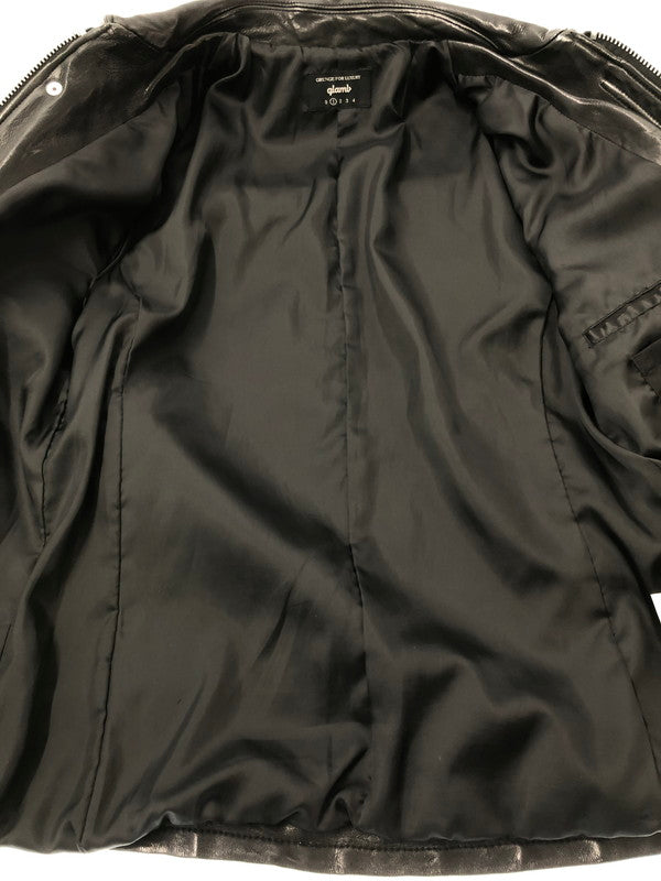 【中古品】【メンズ】 GLAMB グラム ROSSO RIDERS GB0318/JKT05 ロッソライダース ラムレザー ジャケット アウター 142-260428-yy-11-tag サイズ：1 カラー：ブラック 万代Net店