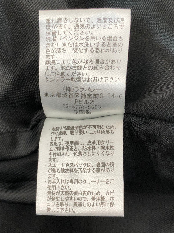 【中古品】【メンズ】 GLAMB グラム ROSSO RIDERS GB0318/JKT05 ロッソライダース ラムレザー ジャケット アウター 142-260428-yy-11-tag サイズ：1 カラー：ブラック 万代Net店