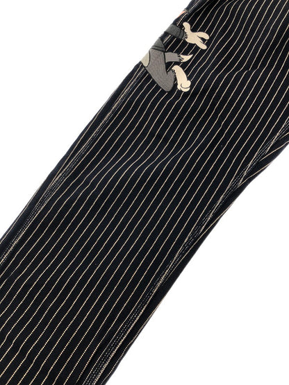 【中古品】【メンズ】 VANSON バンソン × TOM AND JERRY トムとジェリー コラボ WABASH STRIPE OVERALLS ウォバッシュストライプ オーバーオール デニム 156-260428-yy-20-tag サイズ：L カラー：ネイビー 万代Net店