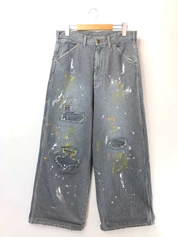 【中古品】【メンズ】 JOURNAL STANDARD ジャーナルスタンダード HICKORY PAINTER PANTS 20-030-600-2130-1-0 ヒッコリー ペインターパンツ ボトムス 158-260428-yy-19-tag サイズ：M カラー：ブルー 万代Net店