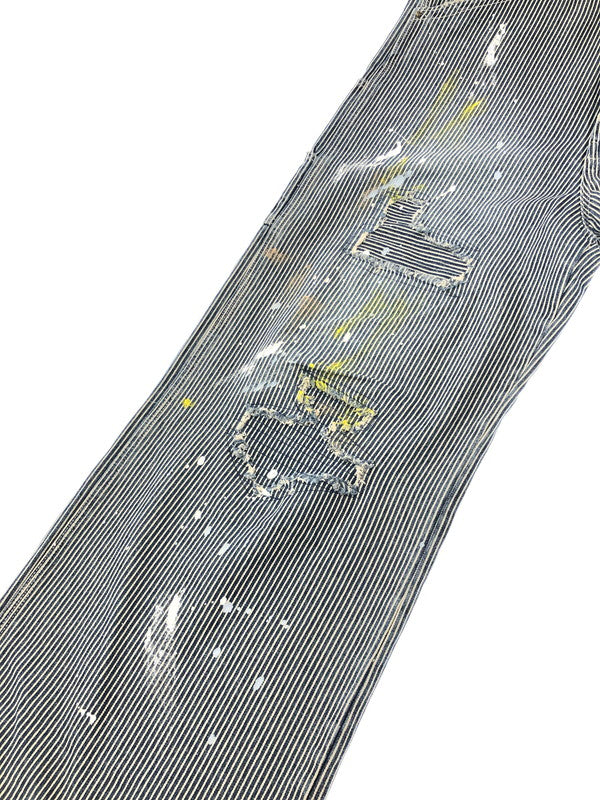 【中古品】【メンズ】 JOURNAL STANDARD ジャーナルスタンダード HICKORY PAINTER PANTS 20-030-600-2130-1-0 ヒッコリー ペインターパンツ ボトムス 158-260428-yy-19-tag サイズ：M カラー：ブルー 万代Net店