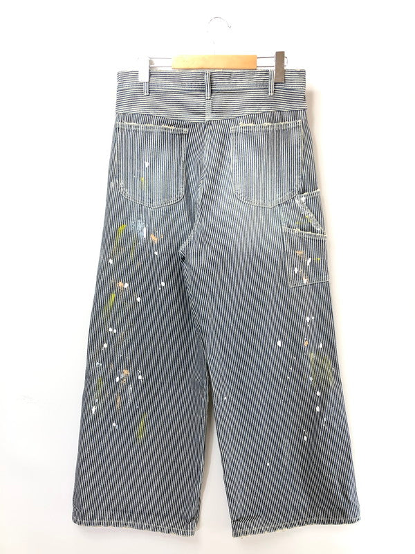 【中古品】【メンズ】 JOURNAL STANDARD ジャーナルスタンダード HICKORY PAINTER PANTS 20-030-600-2130-1-0 ヒッコリー ペインターパンツ ボトムス 158-260428-yy-19-tag サイズ：M カラー：ブルー 万代Net店