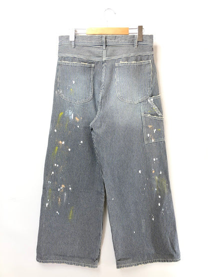 【中古品】【メンズ】 JOURNAL STANDARD ジャーナルスタンダード HICKORY PAINTER PANTS 20-030-600-2130-1-0 ヒッコリー ペインターパンツ ボトムス 158-260428-yy-19-tag サイズ：M カラー：ブルー 万代Net店