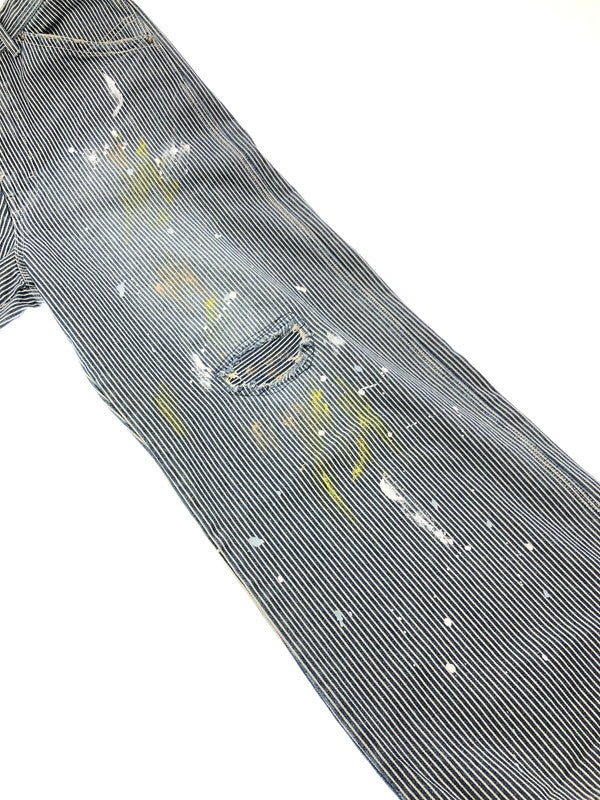 【中古品】【メンズ】 JOURNAL STANDARD ジャーナルスタンダード HICKORY PAINTER PANTS 20-030-600-2130-1-0 ヒッコリー ペインターパンツ ボトムス 158-260428-yy-19-tag サイズ：M カラー：ブルー 万代Net店