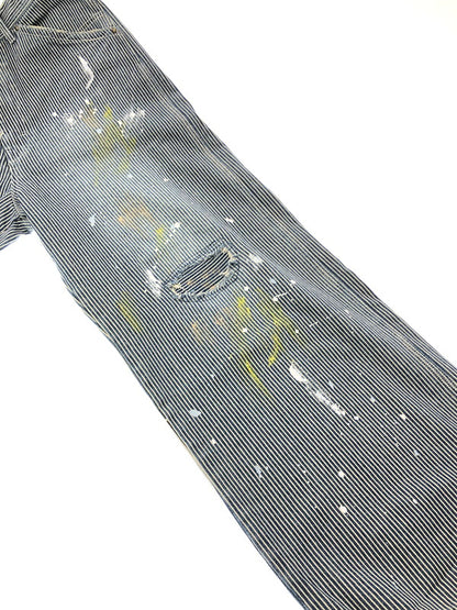 【中古品】【メンズ】 JOURNAL STANDARD ジャーナルスタンダード HICKORY PAINTER PANTS 20-030-600-2130-1-0 ヒッコリー ペインターパンツ ボトムス 158-260428-yy-19-tag サイズ：M カラー：ブルー 万代Net店
