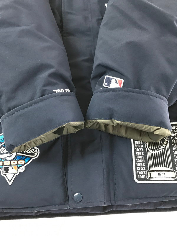 【中古品】【メンズ】 SUPREME シュプリーム ×NEW YORK YANKEES ニューヨーク ヤンキース 21AW GORE-TEX 700-FILL DOWN JACKET ゴアテックス ダウンジャケット アウター 149-260427-na-14-tagh サイズ：S カラー：ネイビー 万代Net店