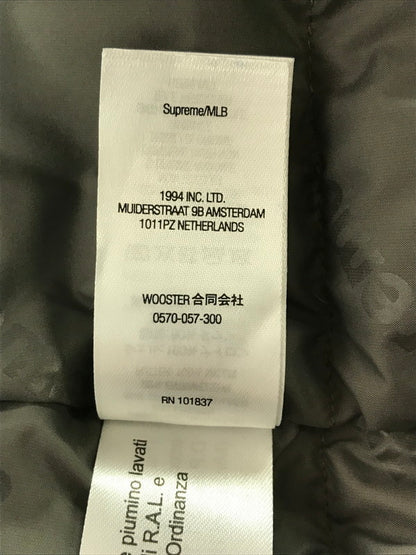 【中古品】【メンズ】 SUPREME シュプリーム ×NEW YORK YANKEES ニューヨーク ヤンキース 21AW GORE-TEX 700-FILL DOWN JACKET ゴアテックス ダウンジャケット アウター 149-260427-na-14-tagh サイズ：S カラー：ネイビー 万代Net店