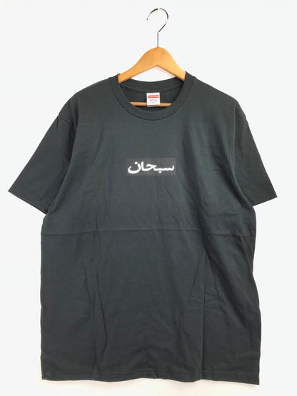 【中古品】【メンズ】 SUPREME シュプリーム ARABIC BOX LOGO TEE アラビック ボックスロゴ Tシャツ 半袖Tシャツ 149-260427-na-15-tagh サイズ：M カラー：ブラック 万代Net店