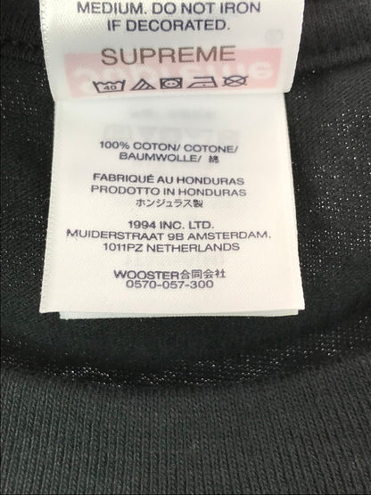 【中古品】【メンズ】 SUPREME シュプリーム ARABIC BOX LOGO TEE アラビック ボックスロゴ Tシャツ 半袖Tシャツ 149-260427-na-15-tagh サイズ：M カラー：ブラック 万代Net店