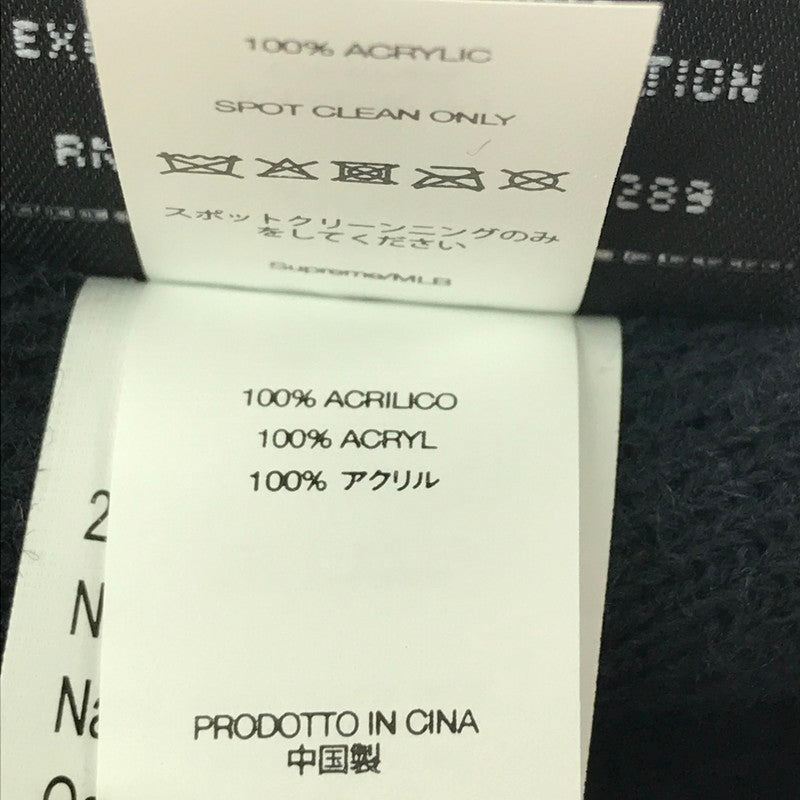 【中古品】【メンズ】 SUPREME シュプリーム ×NEW YORK YANKEES ニューヨーク ヤンキース ×NEWERA ニューエラ 21AW BOX LOGO BEANIE ボックスロゴ ビーニー ニット帽 帽子 185-260427-na-11-tagh カラー：ネイビー 万代Net店